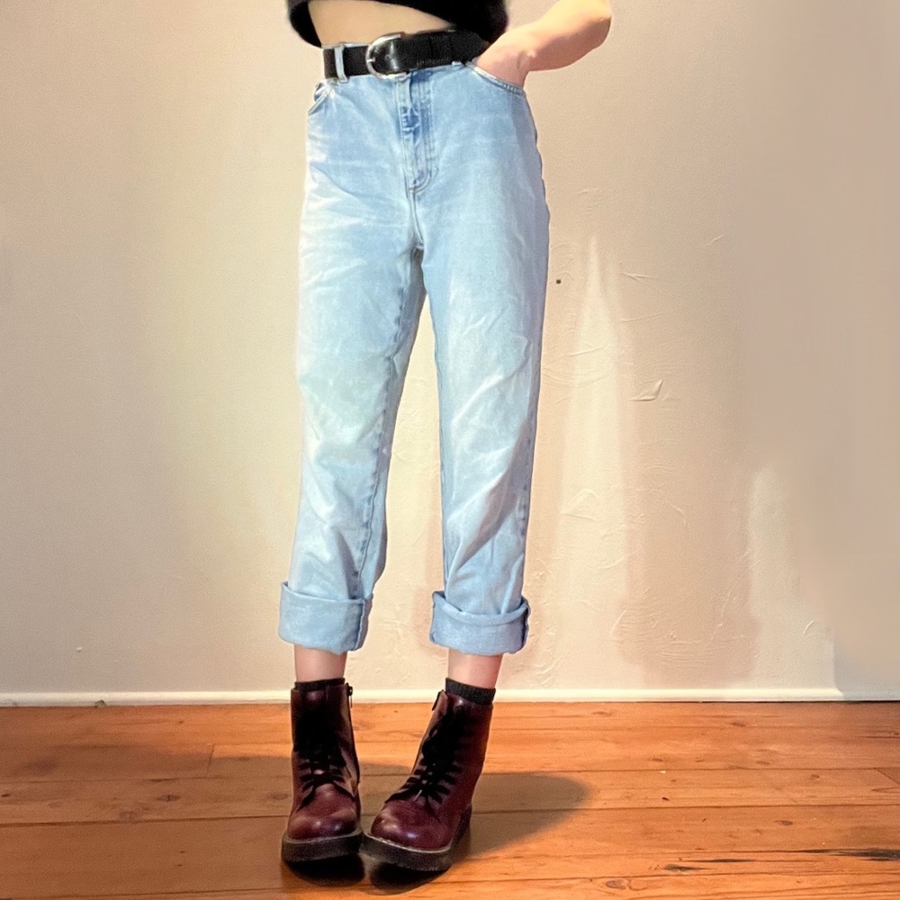 High Waisted Light Wash Ralph Lauren Jeans